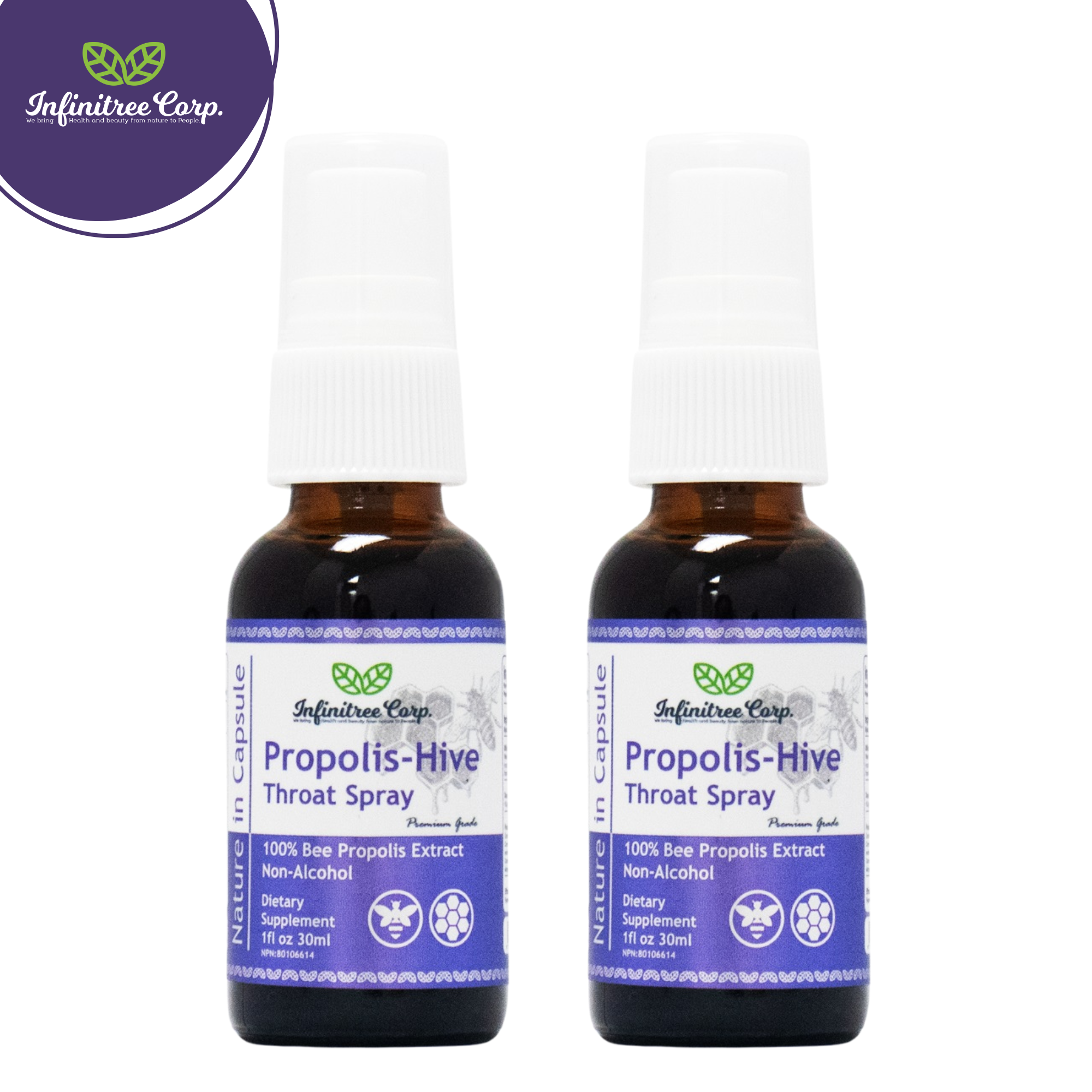 (Set of 2) Bee Propolis Hive Spray 30ML