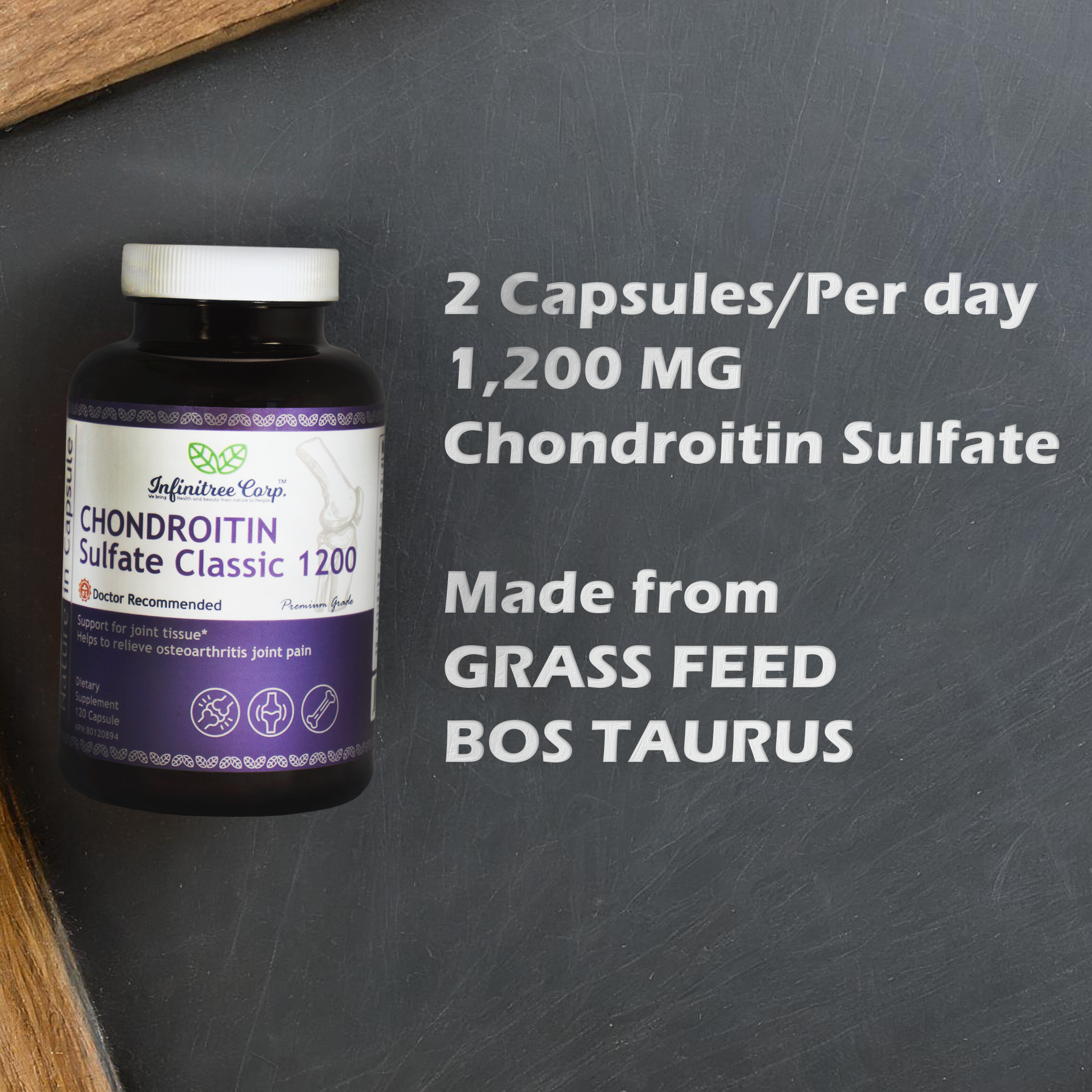 Chondroitin Sulfate Classic 1200 120 Capsules