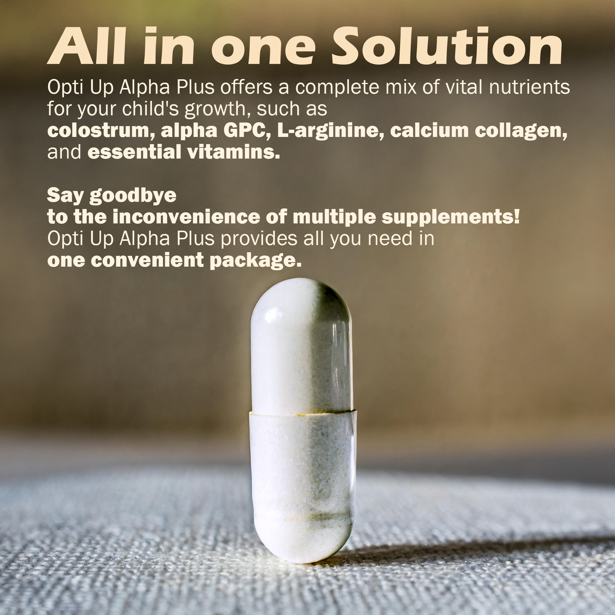 Opti-Up Alpha Plus 180 Capsules